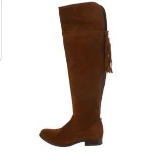 Frye Suede Tassel Accent Boots 6.5